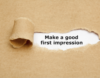 Make a good first impression